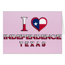 Unabhängigkeit, Texas Grußkarten