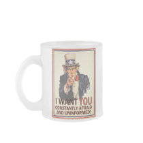 Uncle Sam Anti-Propaganda Becher