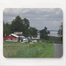 Une ferme grande d'île tapis de souris