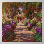Une voie dans Garden de Monet, Giverny, 1902 Posters