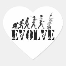 Unicycling Unicyclistunicycle-Evolutions-Sport Sticker