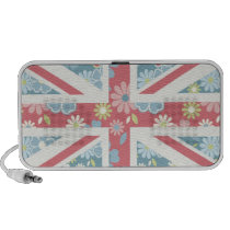 Union Jack floral haut-parleurs