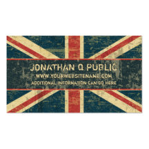 Union Jack sale Modèles De Cartes De Visite