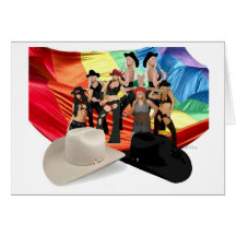 UNO-Hoffnungslose Cowgirl-Stolz-Karte
