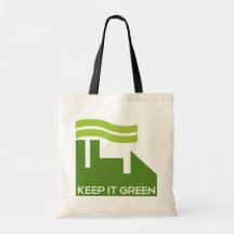 Unternehmens behalten Sie Grün Tasche