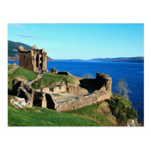 Urquhart Schloss, Loch Ness, Schottland Postkarte