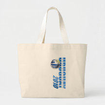 Uruguaylogo-Fußball Futbol Celeste Geschenke 2010 Leinentaschen