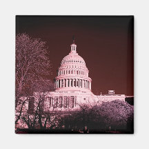 US-Hauptstadts-Gebäude Kühlschrankmagnet