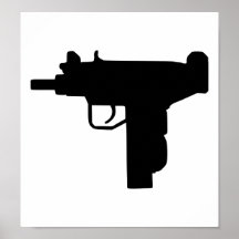 Uzi - Waffe Plakate