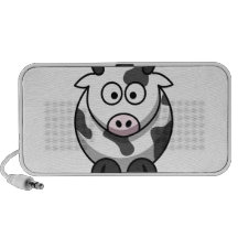 vache à MOO de bande dessinée Haut-parleur Ordinateur Portable
