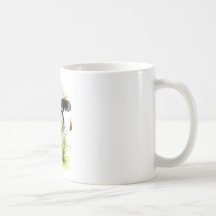 Vache du Holstein dans l'herbe Tasse À Café