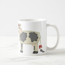 Vache mignonne mug à café