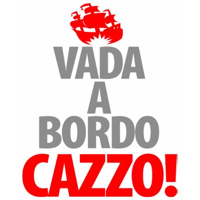 Vada ein Bordo CAZZA von ukuleletshirtcompany