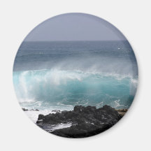 Vague du sud de point, Hawaï Magnets