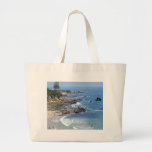Vagues de nageurs de natation de mer de Tidepools  Sac Fourre-tout
