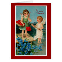 Valentine doux cartes de vœux