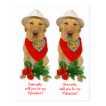 Valentines pour des enfants carte postale