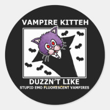 VAMPIRE KITTEH… AUTOCOLLANT