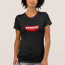 Vampirs-Reißzähne Tshirt