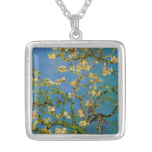 Van Gogh ; Arbre d'amande de floraison, fleurs vin Pendentifs
