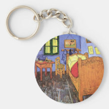 Van- Goghschlafzimmer in Arles Keychain Schlüsselband