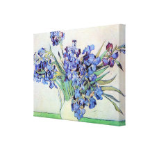 Van- GoghStillleben: Vase mit Iris Leinwanddruck