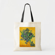 Van- Goghvase mit Iris-Taschen-Tasche