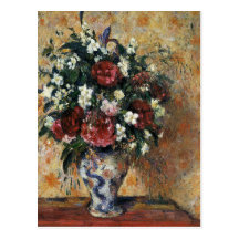 Vase de fleurs cartes postales