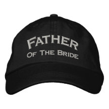 Vater des Braut gestickten Wedding Hutes Besticktes Baseballcap