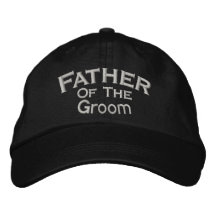 Vater des Bräutigam gestickten Wedding Hutes Bestickte Mütze