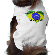 Vaterland Brasilien Liebt Hunde Shirts
