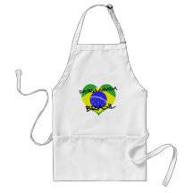 Vaterland Brasilien Liebt Schürze