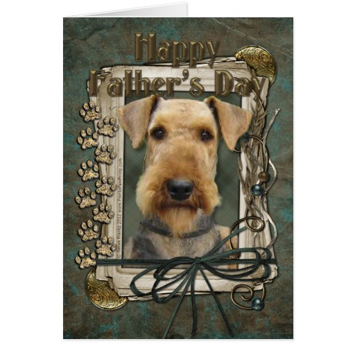 Vatertag - Steintatzen - Airedale Karten