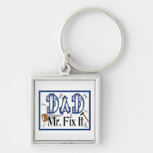Vati-Herr Fix It Keychain Schlüsselbänder