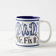 Vati-Herr Fix It Mug Tassen