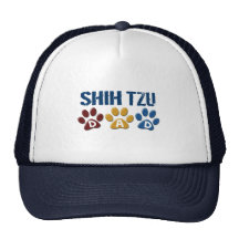 Vati-Tatzen-Druck 1 SHIH TZU Retrokultmützen