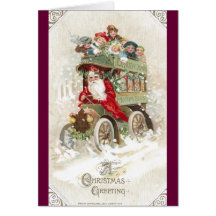 Vati-Weihnachtsbewegungsbus Grußkarten