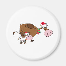 Veau repéré par une vache laitière de maman avec l magnets