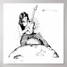 vedette du rock poster