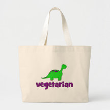 Vegetarier - Dinosaurier-Entwurf Tragetasche