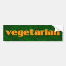 Vegetarische Karotten-Orange Autosticker