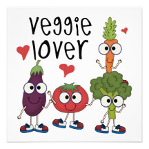 Veggie-Liebhaber Personalisierte Einladungskarte