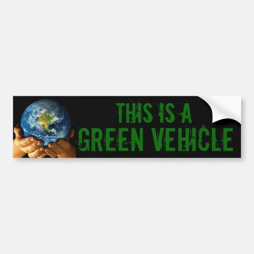 VÉHICULE VERT ADHÉSIF POUR VOITURE