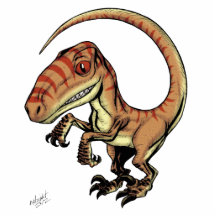 Velociraptor-Raubvogel-Dinosaurier durch Marco D C Photoausschnitte