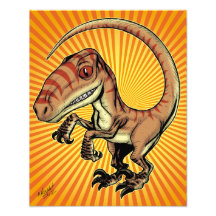 Velociraptor-Raubvogel-Dinosaurier durch Marco D C Photographien