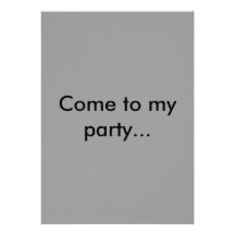 Venez à ma partie… ou MOUREZ Invitation Personnalisable