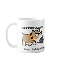 Verärgerter Hund - passen Sie auf! Ich habe nicht 