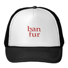 Verbot-Pelz Cap