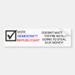 verdorbene Politiker Autosticker