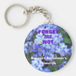 Vergessen Sie mich nicht Alzheimer Keychain Schlüsselbänder
